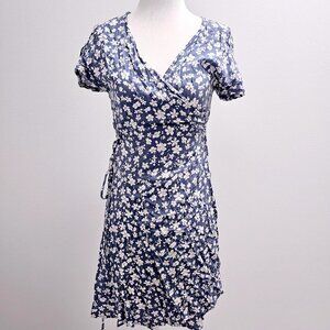 H&M Summer Blast Floral Tie Wrap Dress